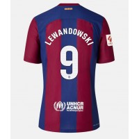 Barcelona Robert Lewandowski #9 Replica Home Shirt 2023-24 Short Sleeve